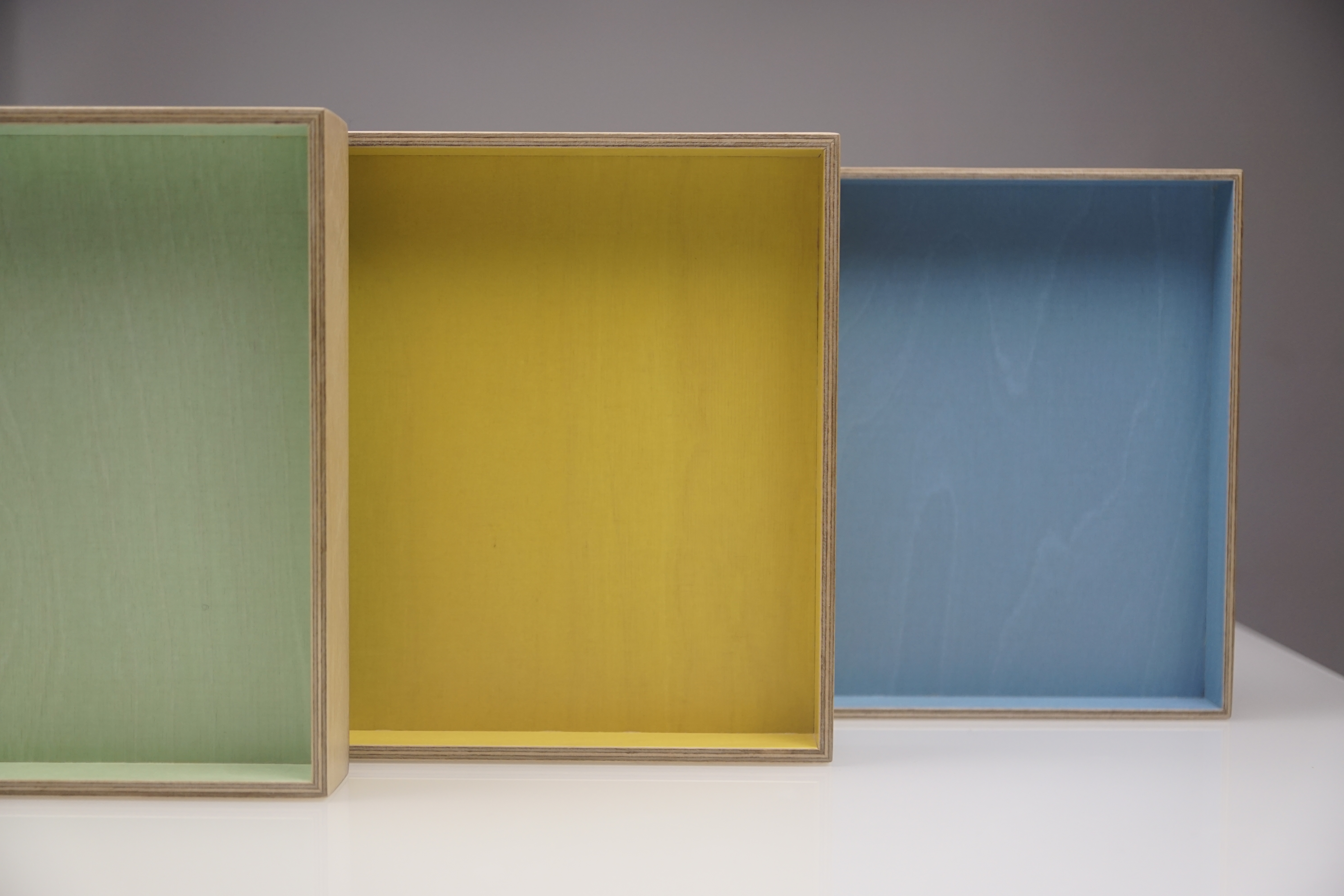 Tabletts aus Birkenholz Tabletts aus Birkenholz