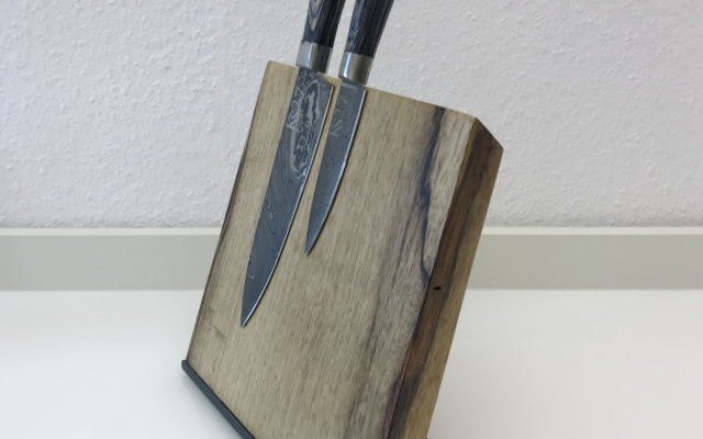 Messerblock magnetisch | Black Limba | Block + Stahl img_2735